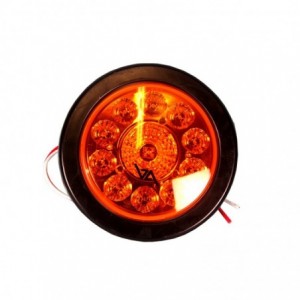 U-PART Light Rear LED Flasher Amber 12-24V Complet