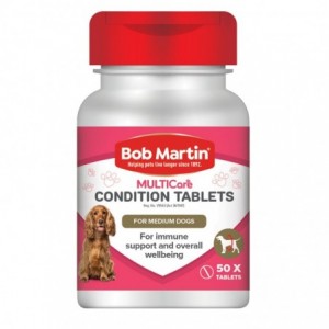Bob Martin Pet Condition Tablets Meduim Dog 50PK