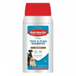BOB MARTIN PET TICK &amp; FLEA DOG SHAMPOO 200ML
