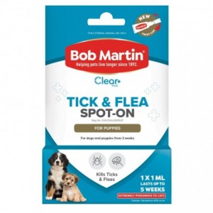 BOB MARTIN PET TICK &amp; FLEA DOG SPOT LARGE 2X1ML