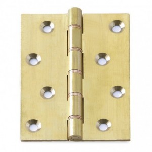 Kaufmann Butt Hinge 100MM Brass Nylon Washer(pair)