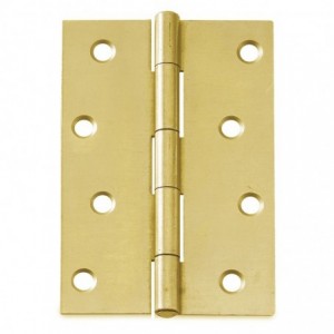 Kaufmann Butt Hinge 100MM Brass Plated (pair)