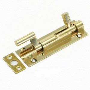 Kaufmann Barrel Bolt 76MM Solid Brass Necked