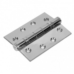 Kaufmann Butt Hinge 100MM Ball Bearing S/S (pair)