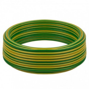 Cable House Wire Green And Yellow 10M 1.5MM