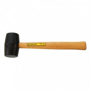 Stanley Rubber Mallet Wooden Handle 680G