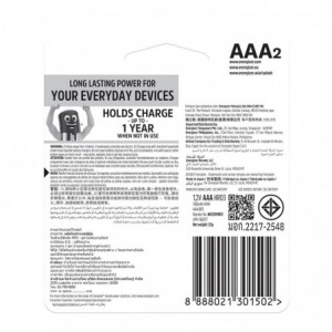 Energizer Battery Rechar Powerplus Aaa 700MAH 2P