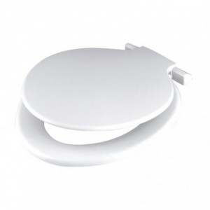 Wirquin Toilet Seat Calypso Therm Pl Hng Wht 1.2KG
