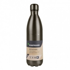 Kaufmann Flask Bottle S/STEEL Gry 1L
