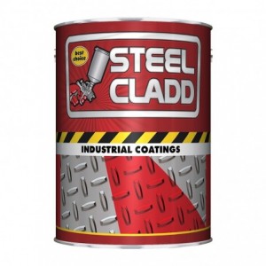 Steel Cladd Enamel Brilliant Aluminium 1L