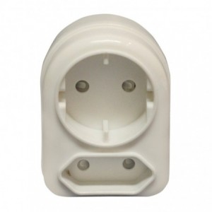 Nexus Adaptor Round Schuko And Euro