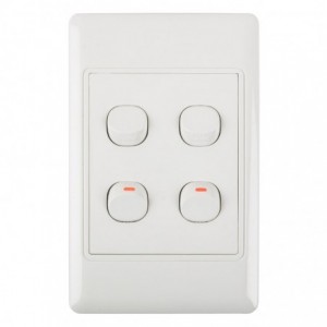 Nexus Light Switch With Cover 16AMP 4X2 1WAY 4L