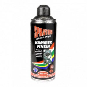 Sprayon Hammer Finish Spray Paint Charcoal 350ML