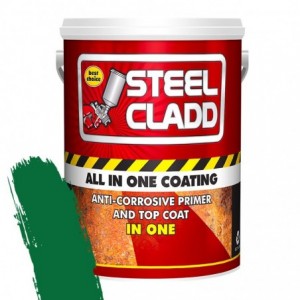 Steel Cladd ALL-IN-ONE Water Based Green 1L