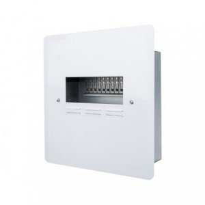 Distribution Board MINI Rail 8W Flush Metal
