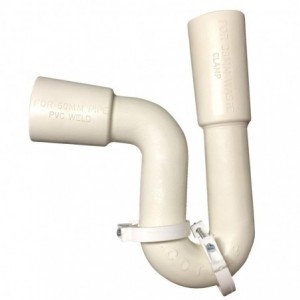 Trap White P 32X40MM (50MM PVC Out)