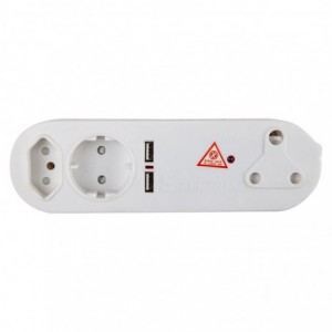Nexus Adaptor 1X16A 1XSCHUKO 1X5A 2USB