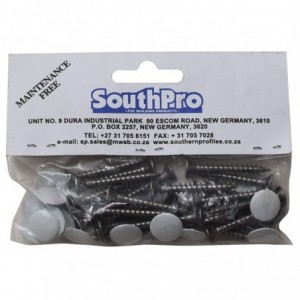 PVC BOARD FIXING SCREW &amp; CAP (25/BAG)