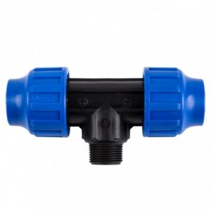 TEE COMPRESSION MALE 40 x 1 1/2