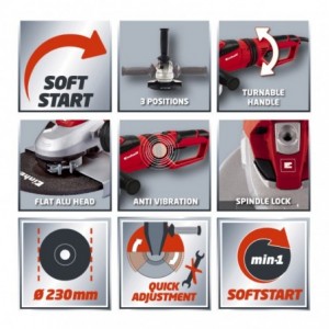 Einhell Angle Grinder 230MM 2350WATT TE-AG230 DP