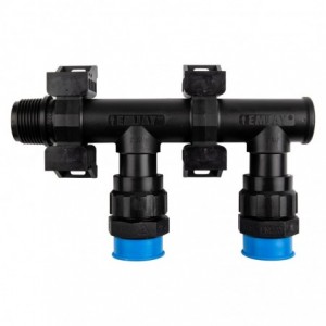 Emjay Manifold PVC Assembled 2 Station