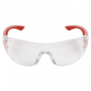 Safety Spectacles Sporty Cool Clear Red