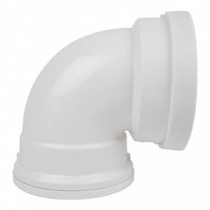 Polyprop Pan Connector Bend Sv Pl 110MM Satas