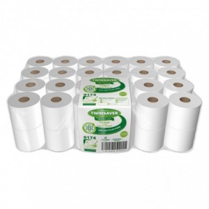 Twinsaver Toilet Paper 1PLY Recyc Sabs 48PC 0174