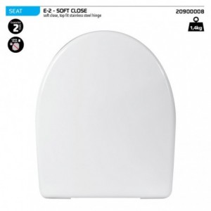 Wirquin Toilet Seat E2 Soft Close