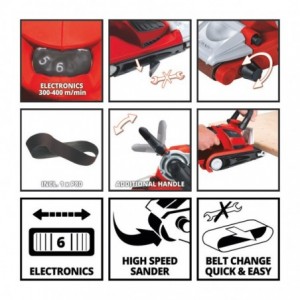 Einhell Belt Sander 850W TE-BS 8540 E