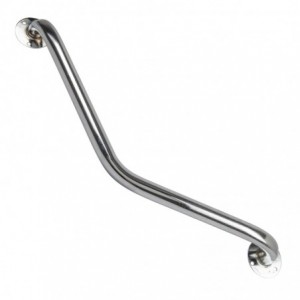 Disabled Grab Rail Chrome Plated Dog Leg