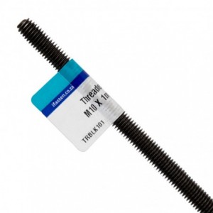 Ifasten Threaded Rod M20 Black 20MM X 1000MM