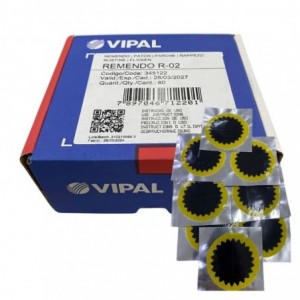 Vipal Round Tube Patch 50MM Price Each 80 Per Box