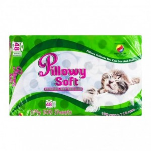 Pillowy Soft Toilter Paper 1PLY Recycle 48 PACK