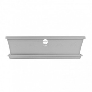 SEBOR SEBOR SILL PLNTR &amp; SCR SET 50CM LIGHT GREY
