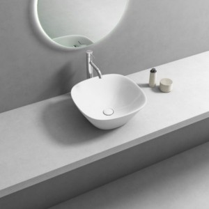 Basin Free Standing Pisces 0T/H Sq 410X410X160MM