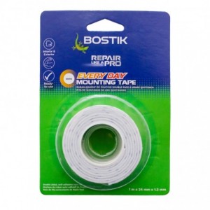 Bostik Mounting Tape Roll 1M X 24MM X 1.2MM