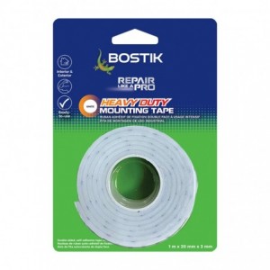 Bostik HD Mounting Tape Roll 1M X 20MM X 3MM