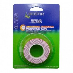 Bostik Indust Mounting Tape Roll 1M X 18MM X 1.2MM