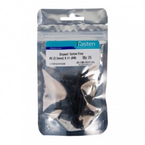 Ifasten Drywall Screw Fine NO6 3.5MMX41MM 25 Pp