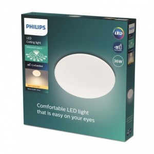 Philips Ceiling Light Round 36W Cw Moire