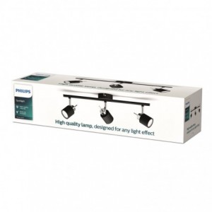 Philips Spotlight Tube Black 3X35W Downlighter