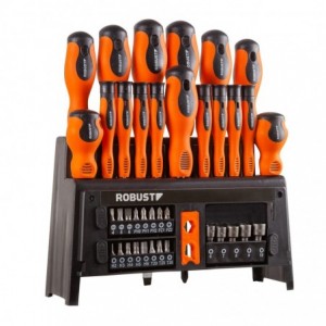 Robust Screwdriver Bits And Socket Set 39 Pcs