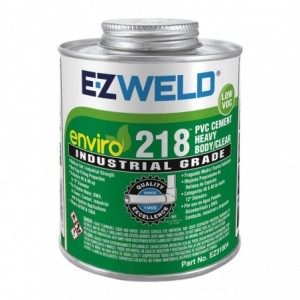 Ez Weld 218 PVC Cement Heavy Body Clear 473ML