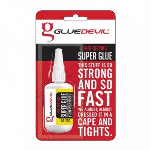 Gluedevil Super Glue B/P (yellow Label) Sq 20GRM