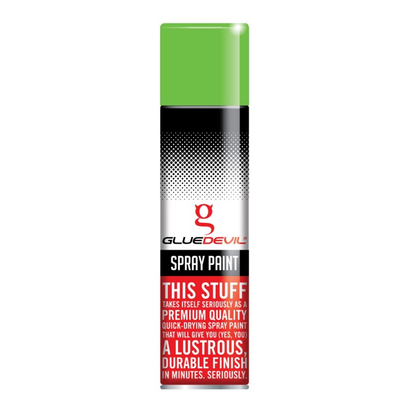 Gluedevil Spray Paint 300ML Apple Green - GeeWiz