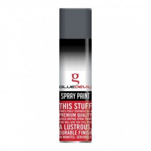 Gluedevil Spray Paint 300ML Machinery Grey