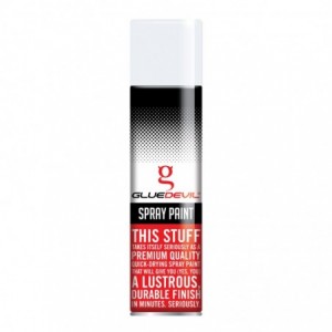 Gluedevil Spray Paint 300ML Pearl White