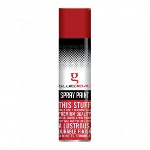 Gluedevil Spray Paint 300ML Metallic Red