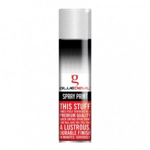Gluedevil Spray Paint 300ML Metallic Wheel Silver